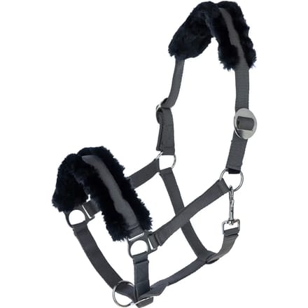 Covalliero ClassicSoft Halster Grijs voor Shetlander Paarden