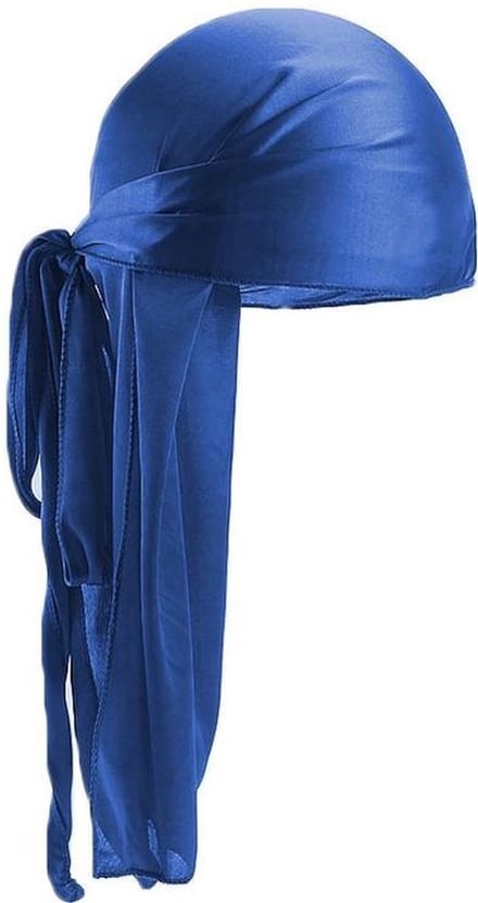 Knaak Durag Donker Blauw - Satijn - Premium Kwaliteit - Waves en Dreadlocks