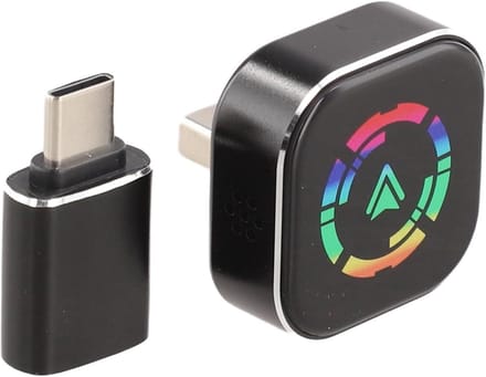 Draadloze CarPlay Adapter - Android Auto Dongle - Auto Infotainment - Snelle Verbinding - Compact Ontwerp - Metaal
