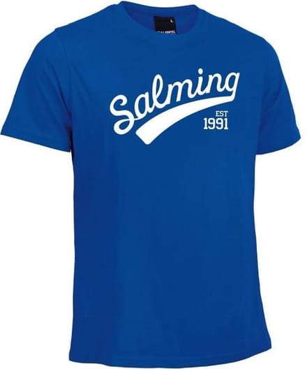 Salming Logo Shirt Heren - Blauw - maat 128