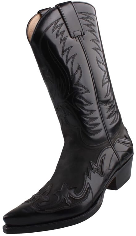 Sendra westernlaarzen 3241 zwart florentic