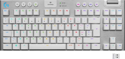 Logitech G915 TKL - Mechanisch Gaming Keyboard - Draadloos - Tactile - QWERTY (ISO) - Wit