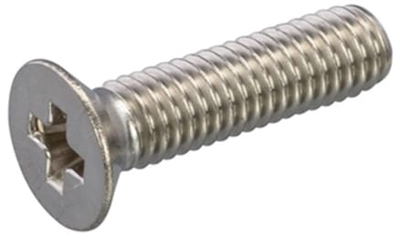 Metaalschroeven Rvs P.Verz.Kop M6x130 - 100 stuks