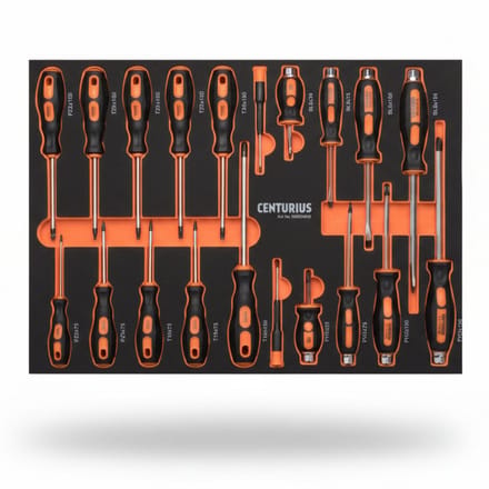 Schroevendraaierset - Met Torx - 21-delig - In Softmodule - Voor Fijnmechanisch Werk | Centurius