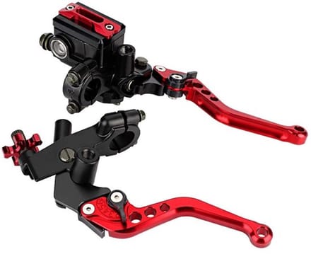 Allecto - Motorremhevel - Universeel - Aluminium - Rood - Rem- en