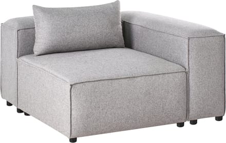 BRANDE - Hoekmodule - Grijs - Polyester