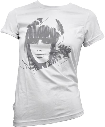 Hybris Dames-T-shirt 'Scroll Girl Lady' SH-5-50886-LFH4-8