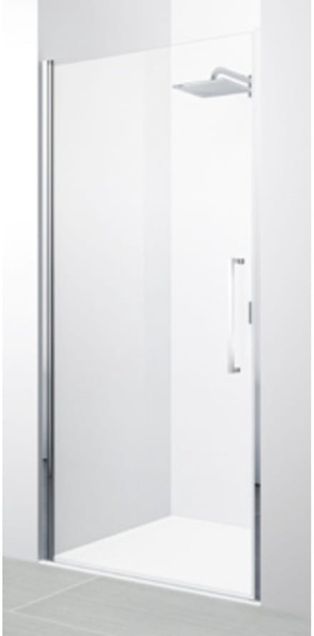 Novellini Young 2.0 1B draaideur voor nis 67/71x200cm chroom/helder