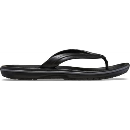 Crocs Crocbrand teenslippers voor heren in zwartgrijs