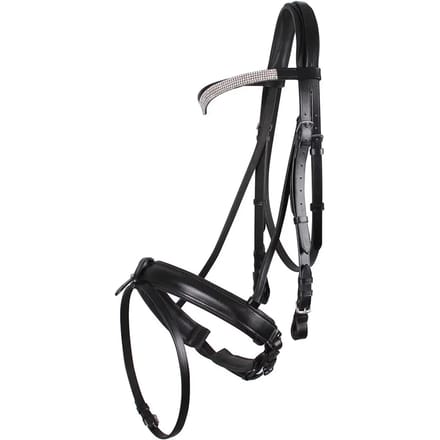 QHP HOOFDSTEL DRAFT HORSE ELEGANCE Zwart
