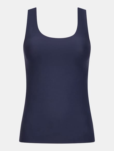 Chantelle - SoftStretch - Tank Top - One Size - voorgevormd - naadloos - onzichtbaar - MARINE BLUE