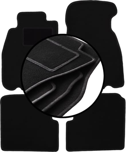 Complete set veloursmatten voor: Volvo S40 I sedan (1995-2004)
