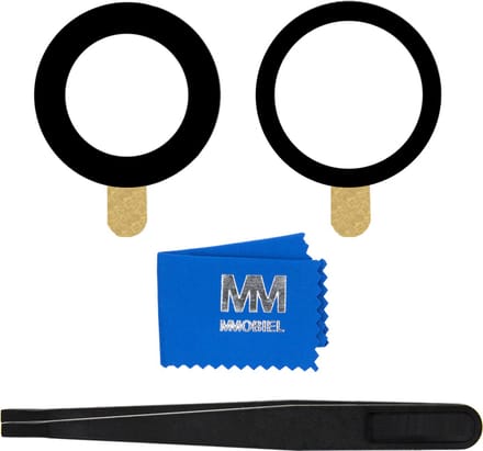 MMOBIEL Glas Lens Back Camera voor iPhone 12 / 12 Mini - Zwart - Incl. Pincet