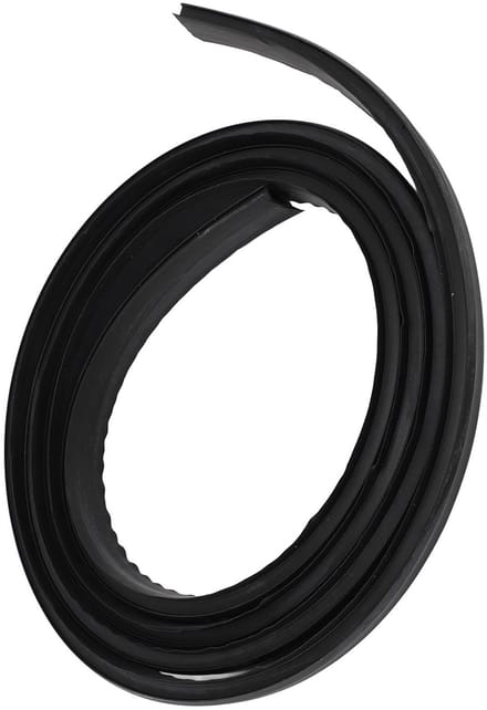 Dailygoods- Afdekstrip Rubber - 2 Meter - L-Rail Vulling - Drukafdekstrip - Efficiënt Transport - Verbeterde Hantering - Vulstrip