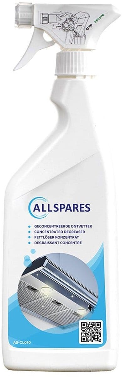 AllSpares Ontvetter (2x) voor Metaalfilter (500ml)
