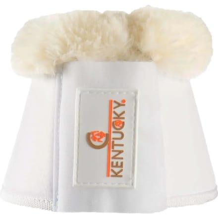 Kentucky Horsewear - Springschoenen Leder wol / bont wit L