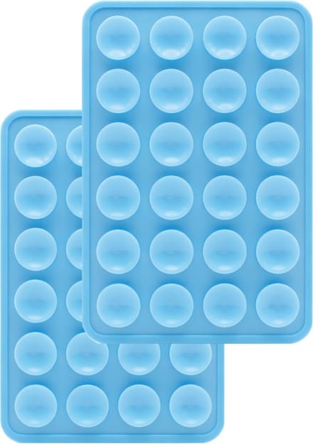 Tectier Zuignap Telefoon Zoals Octobuddy - Siliconen - 2 Stuks - Blauw