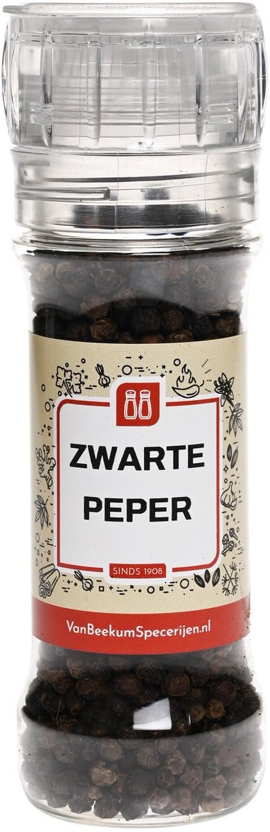 Van Beekum Specerijen - Zwarte Peper - Kruidenmolen 50 Gram