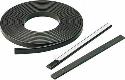 Magneetband 12.5x0.75mm 10mtr Zelfklevend