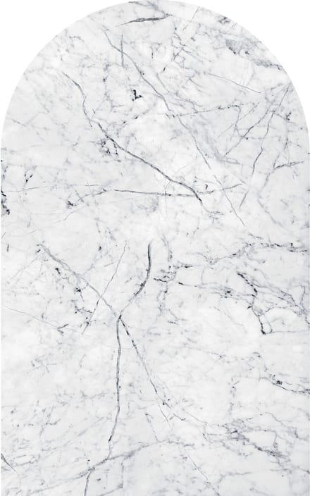 Fotobehang - Slab 127x200cm - Rond - Vliesbehang - Zelfklevend