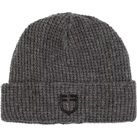 Ribbelende wollen muts met logo Equestro