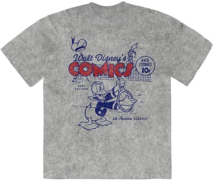 Disney - Donald An American Classic Heren Tshirt - XL - Grijs