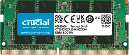 Crucial Basics - DDR4 - module - 8 GB - SO-DIMM 260-pin - 3200 MHz / PC4-25600 - unbuffered
