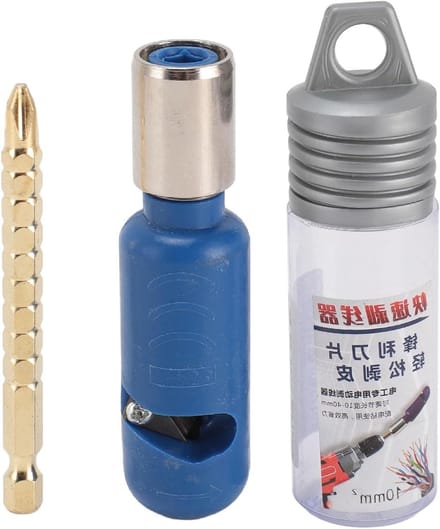 Elektrische Draadstripper - Kabel Stripper - Bedrading Monteren - Multifunctionele Adapter - 10 mm² - Zwart