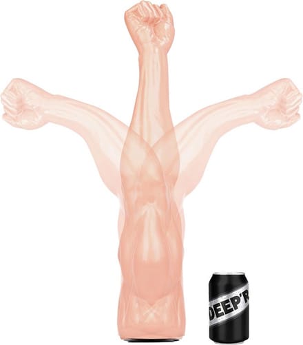 DEEP'R - Mega Power Fist - Lichte Huidskleur - 68.00 cm x Ø 6.50 cm