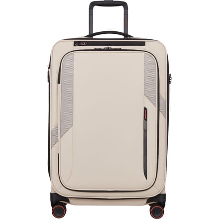 Samsonite Koffer - Glazed spinner 67/24 (4 wiel) lichtgewicht koffer - 44 x 67 x 30/33 cm - uitbreidbaar - Sandstone - 94 l
