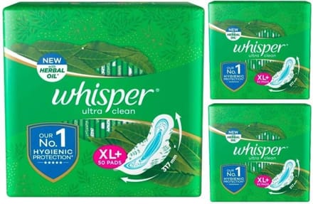 Ultra Clean XL Plus maandverband met kruidenolie - 150 Stuks