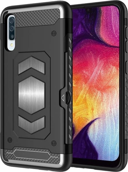 Luxe Armor Hoesje Geschikt Voor Samsung Galaxy A50s/A30s - Zwart