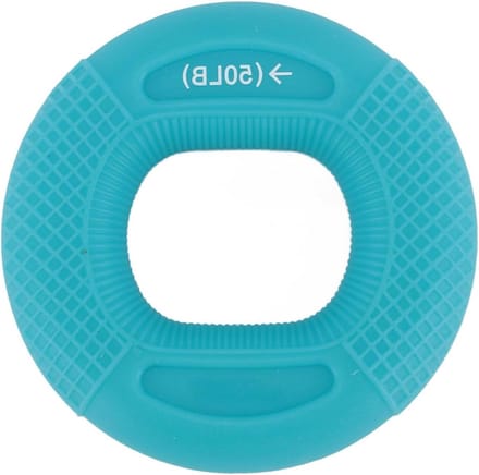 Handgreepversterker - Kracht trainer - Onderarm training - Dubbele textuur - 8x8x2 cm - Blauw