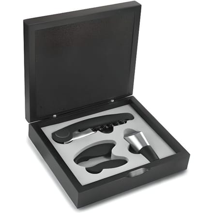 Set Tire Bouchon - IBILI - Décanteur - Métal - Plastique - Noir