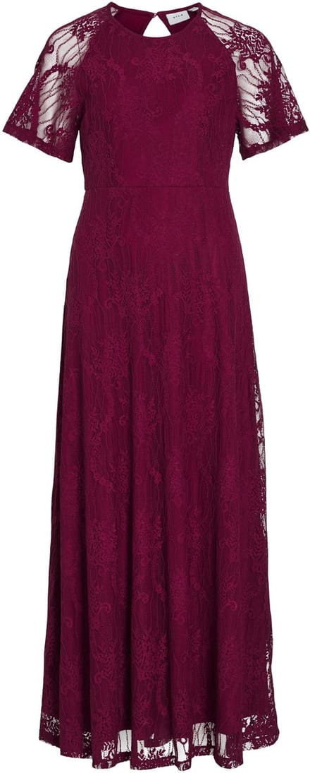 VILA - VIFEMMA S/S LACE DRESS - NOOS/OC - Dames - Maxi jurken