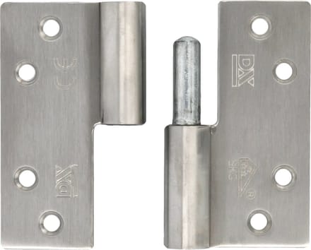 I-Fix KogelstiftPaumelle Rond 89x89mm rechts r.v.s.
