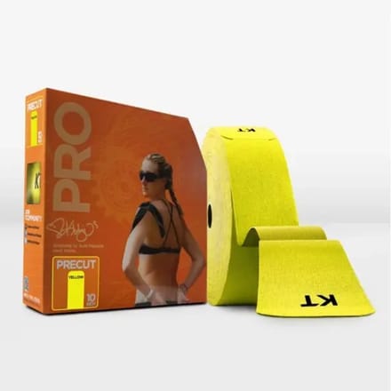 KT Tape Pro Jumbo Tape Voorgesneden - 38 Meter - Geel | Maat: ONE SIZE