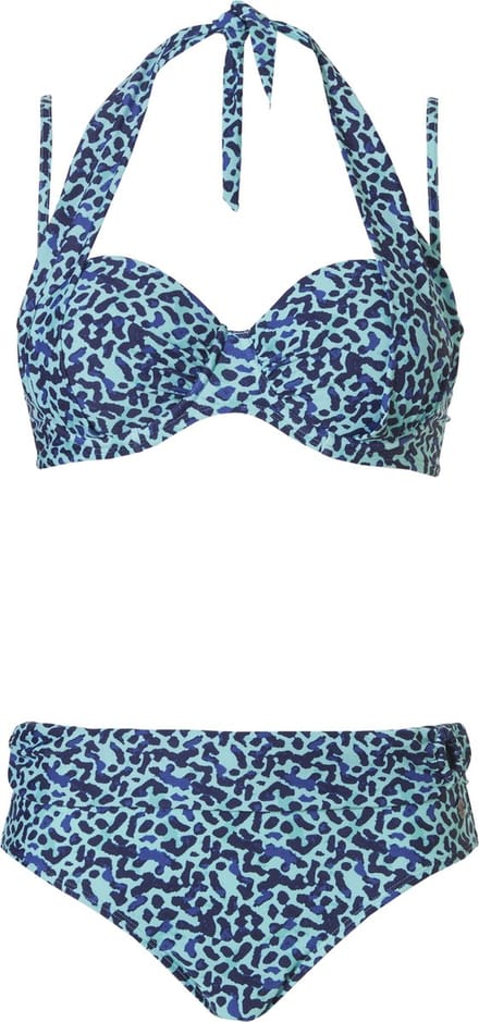 Dames Bikini Pastunette - Aqua leopard - Maat 38