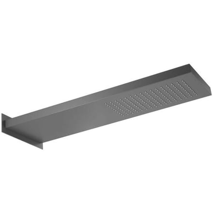 Herzbach DEEP GREY rain shower 53.7 x 16.5 cm 23.661700.1.06