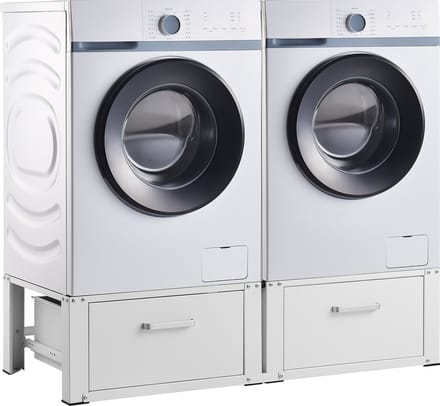 Wasmachine sokkel dubbel Heyen verhoger met lades