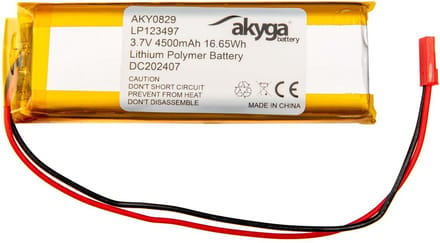 Akyga LP123497 Accupack Batterijgrootte: Speciaal LiPo 3.7 V 4500 mAh
