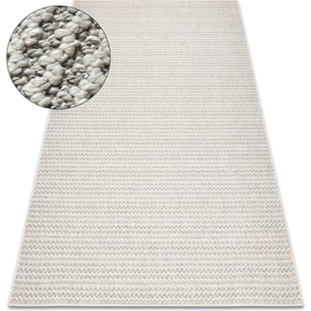 Kleden Rugsx Tapijt JERSEY 19236 grijs - structureel, lus 200x290 cm