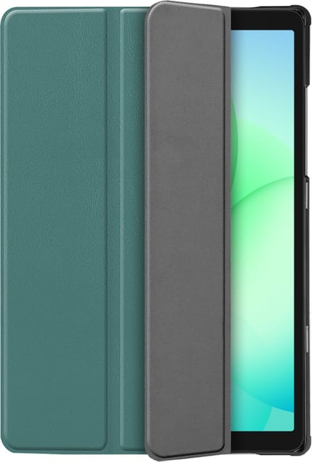Cazy tablet Hoes geschikt voor Samsung Galaxy Tab A11 Plus / A9 Plus - TriFold Bookcase - Groen