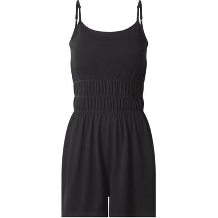 ESMARA Korte dames jumpsuit - zachte viscose (Zwart, M (40/42))