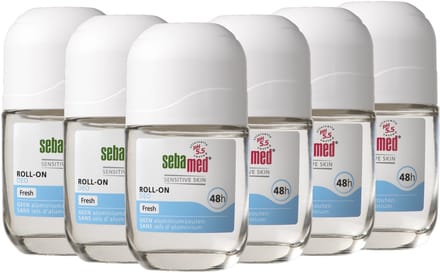 Sebamed Fresh Deodorant Roller - Deodorant - 6 x 50 ml - Voordeelverpakking