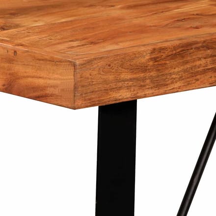 vidaXL - Bartafel - 120x60x107 - cm - massief - acaciahout