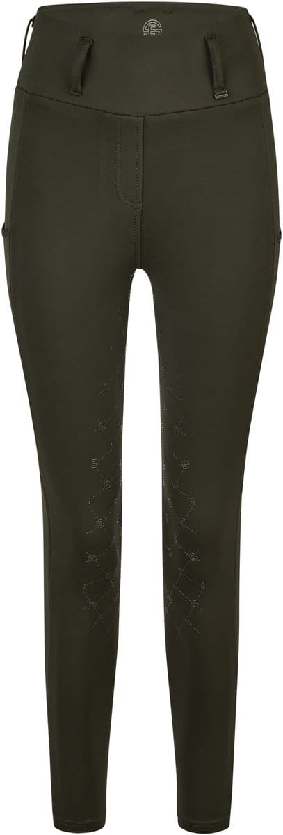 Eskadron Paardrijlegging Eskadron Dynamic Flex Full Grip Donkergroen - XS