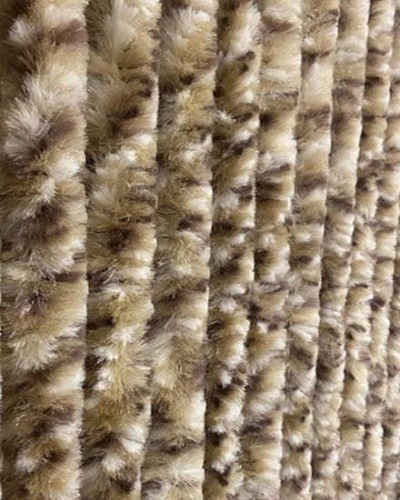Vliegengordijn Kattenstaarten Taupe Beige Bruin - 90cm x 220cm