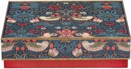 Botanisch Bewaarblik Vogels - Groen & Rood - 14,5 cm - Middelgroot Voorraadblik - Vintage Vogel Design -