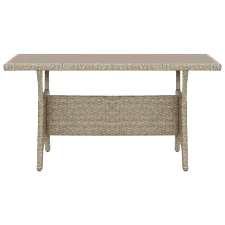Vidaxl Tuintafel, Grijs, 120X70X66 Cm, Gemaakt Van Polyrattan